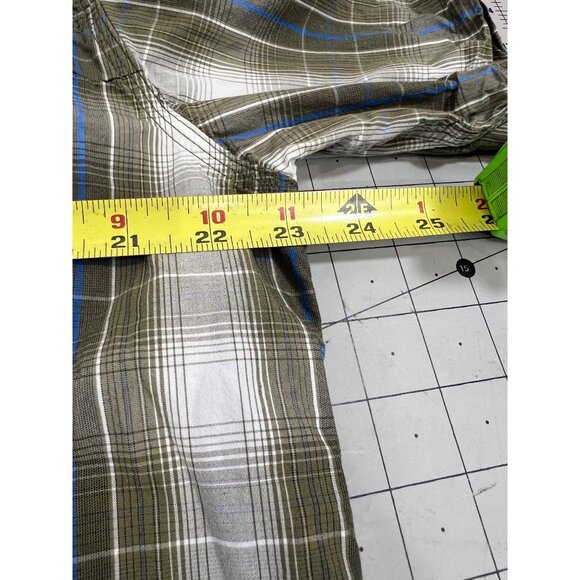 Carhartt Relaxed Fit Plaid Short Sleeve Button Down Shirt Men’s Sz. L Relaxed - Picture 6 of 9